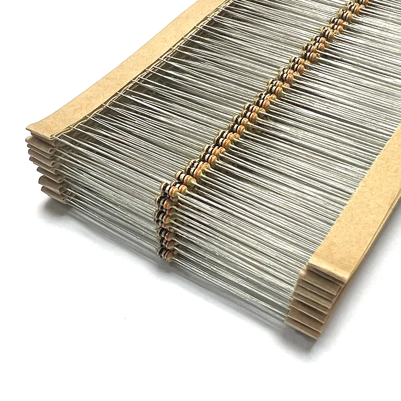 100PCS 1/8W Carbon Film Resistor 5% 0R--1M 1R 3R 30R 300R 3K 30K 300K 3 30 300 R K Ohm 0.125W 3R 30R 300R