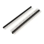 10pcs 1X40 2X40 40Pin 80Pin 2.54MM Right Angle Single Row Pin Head Male 90 Degree Connector Double Row Pin Header For Arduino - Image 2