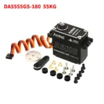 UAngel Waterproof Servo 35KG 45KG 55KG Aluminum Case Digital Metal Gear HV Coreless Servo for 1/8 1/10 RC Car Truck Crawler Boat - Image 8