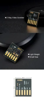 FOXEER 2CH Video Switcher Light Weight Small Size for RC FPV Drone - Image 8