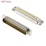 1Pcs Gold Solid Pin DB9 DB15 DB25 DB37 Hole/Pin Female/Male Welded Connector RS232 serial port D-SUB adapter 9/15/25/37 pin - Image 14