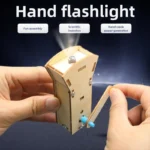 DIY Hand Flashlight DIY Science Experiment Kit & Education Model Toy Physics Science Toys For Children Gift Toy Project