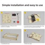 DIY Fire Alarm Circuit Kit Puzzle Handmade Science Technology Educational Kit Puzzle STEM Toy Gift for Children - Image 12