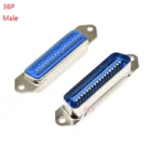 1PCS Male Female Centronics Connector 57 Series 14/24/36/50Pin 90 Degree Soler Wire Type Printer Socket - Image 12