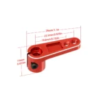 1pcs AneegFpv Metal 25T Servo Horn Servo Arm Compatible with Futaba Savox Power HD Servo for 1/8 1/10 RC Off-Road Drift Car - Image 4