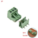 10Sets 2edg 2/3/4/5/6/7/8/9 Pin Screw Terminal Block Connector 5.08mm Pitch Plug + Straight Pin Header Socket For Pcb 2p 3p 4p - Image 14