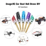 5pcs/set RC Mini 0.9mm 1.27mm 1.3mm 1.5mm 2.0mm Hex Screw Driver Set Titanium Screwdriver for Axial SCX24 1/24 RC Crawler Truck - Image 6