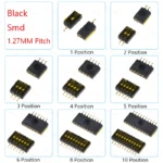 5/10PCS 1.27mm/2.54mm Pitch Slide Toggle Switch Dip/Smd/Right Angle Double Row 1/2/3/4/5/6/8/10/12 Position/Bit/Way/Channel/Pin - Image 6