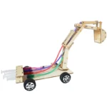 Hydraulic Excavator DIY Student Technology Small Production Science and Education Toy Model Science Experiment Toy - Image 14