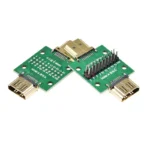 1pcs HDMI Male and Female Test Board MINI Connector with Board PCB 2.54mm pitch 19/20pin DP HD A Female To Male Adapter Board - Image 3