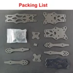 Mini 3inch 150mm 150 Carbon Fiber Frame Kit with 4mm Thickness Arms For APEX FPV Racing Drone Quadcopter - Image 10
