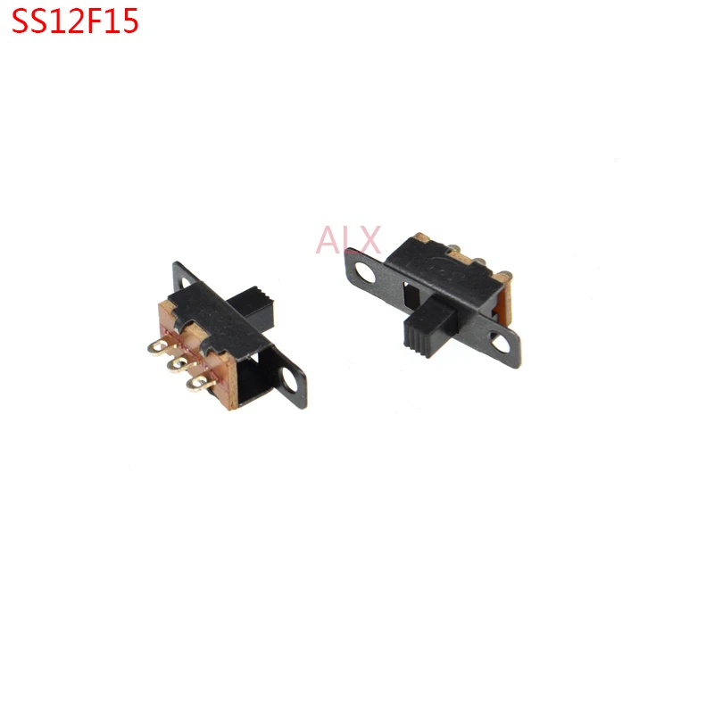 20pcs Ss12f15 Toggle Switch 3pin 1p2t Handle High 4mm Slide Switch