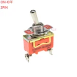 2pcs e-ten1221 1221 4pin Toggle Switch on-off Rocker Power Switches 15a 250v
