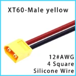 XT60 Connector Male & Female Plug with 10/20/30/50CM 12 AWG Silicone Wire for RC Airplane Quadcopter Lipo Battery ESC FPV Drone - Image 15