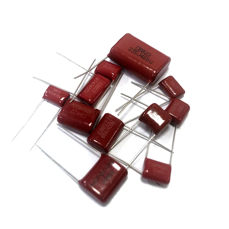 10pcs CBB Polypropylene Film Capacitor 1000V 1KV 102J 103J 104J 154J 222J 223J 224J 332J 333J 472J 473J 562J 563J 683J 822J