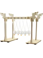 DIY Newton Cradle Balance Balls School Teaching Supplies Physics Science Pendulum Desk Project Toy Gifts Home Decoration Gift - Image 7