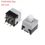 10PCS/LOT 5.8x5.8 7x7 8x8 8.5x8.5mm Self Locking / UNlock Push Tactile Power Micro Switch 6 Pin Button Switches 5.8*5.8MM 8*8MM - Image 12