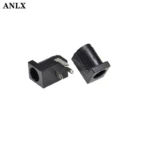 10PCS/Lot DC-005 Black DC Power Jack Socket Connector DC005 5.5*2.1mm 5.5*2.5 2.1 socket Round the needle - Image 2