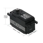 Power HD R12S 12KG High Torque Brushless Metal Gear Servo 6.0-8.4V for 1/10 Rc Electric Car - Image 12