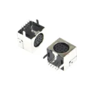 5pcs/ 9 Pin Mini DIN Female Jack Terminals 90 Degree / Right Angle PCB Panel Mount 9Pin Mini DIN Jack Socket Chassis - Image 3