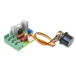 PWM 2000W high power MOTOR SPEED CONTROLLER SCR Voltage External knob regulator Dimming Thermostat module AC 220v 25A Adjustable