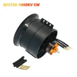 QX-MOTOR 90mm EDF 12 Blades Ducted Fan QF3748 3758 Brushless Motor 1000kv 1200kv 1450kv 1550kv CW CCW 100A 120A ESC For RC Jet - Image 21