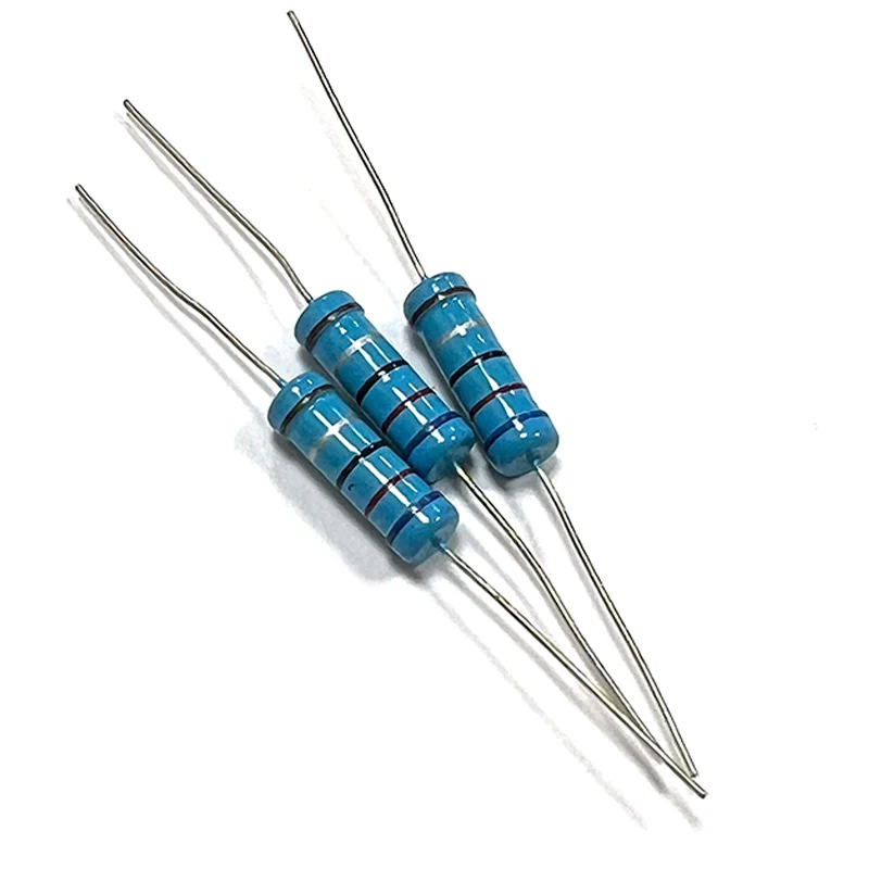 20pcs 2W 1% 6R2 62R 620R 6K2 62K 620K 6.2 62 620 Ohm R K  0.1R-10M Metal Film Resistor