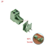 10Sets 2edg 2/3/4/5/6/7/8/9 Pin Screw Terminal Block Connector 5.08mm Pitch Plug + Straight Pin Header Socket For Pcb 2p 3p 4p - Image 15