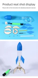 DIY Rocket Sprinklers Toys Water Splash Rocket Outdoor Water Play Toy DIY Science Experiment Kit & Education Model Toy For Gift - Image 11