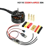 RevvitRC H3110 2250KV 1850KV 2-4S 14-Pole Brushless Motor 3.17mm Shaft APE32 AM32 50A 3-6S 32-bit Car ESC For RC 1/10 RC Car - Image 11