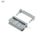 5/10Pcs Gray Fc-8/10/14/16/20/30/34/40/50/64 Pin Female Plug Idc Box Header Socket Connector 2.54mm For Computer Down Cable Wire - Image 11