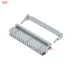 5/10Pcs Gray Fc-8/10/14/16/20/30/34/40/50/64 Pin Female Plug Idc Box Header Socket Connector 2.54mm For Computer Down Cable Wire - Image 7