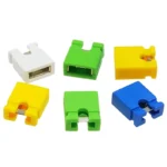 100PCS Pitch Jumper Shorted Cap, Pin Header Connector Cap Red Black Yellow White Green Blue  2.54mm Headers Wire Housings - Image 4