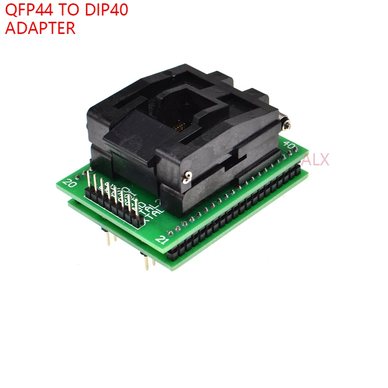 Sde3c7913129a4f81ad74954409ca972aP.webp QFP44 LQFP44 TQFP44 to DIP40 adapter IC CHIP test burn Block ATMEGA16A-AU ATMEGA32a-AU ATMEGA16 lqfp AVR socket programmer - Image 1