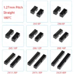 5/10Pcs DC3 1.27/2.0/2.54mm Dip/SMD/Right Angle 6/8/10/16/20/26/34/40/50Pin Male Socket Straight Idc Box Headers Cable Connector - Image 6