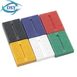 SYB-170 Mini Solderless Prototype Breadboard 170 Tie-points White Blue Green Yellow Black Red For DIY KIT - Image 5