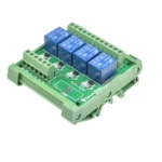 4 Channels relay module DIN Rail Mount SRD-05VDC-SL-C SRD-12VDC-SL-C SRD-24VDC-SL-C 10A 5V 12V 24V DC PNP NPN  1NO 1NC - Image 3