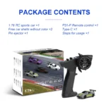Turbo Racing 1:76 C71 C72 C73 C74 C75 C76 RTR Flat Running Toys on Road RC Car Proportional Remote Control Toys for Adults - Image 18