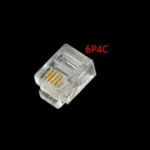 20pcs 4Pin 6Pin 8Pin Cable End Connectors Plugs telephone connector internet connector RJ9 4P4C RJ11 6P4C 6P6C RJ45 8P8C Crystal - Image 7