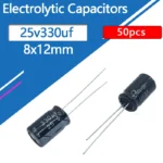 25V330uf 8x12mm Aluminum Electrolytic Capacitor 330uf 25v 330uf25v 10uf 22uf 33uf 47uf 68uf 100uf 220uf 470uf 680uf 1000uf 2200u - Image 2
