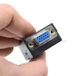 1PCS VGA VGA15 DB15 15PIN 3 ROW female plug connector to screw terminal adapter with black shell D-SUB wire cable free solder - Image 5