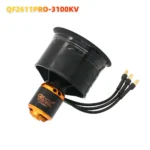 QX-MOTOR 50mm EDF QF2611 QF2611PRO 12blades Ducted fan with 3300KV/ 4000KV /4600KV/ 5000KV Brushless Motor For Rc Jet Aircraft - Image 12