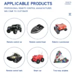 HotRC DS-4A 2.4G 4 Channel Single Hand RC Radio Transmitter with 4Ch Receiver for RC Car boat  Drone Airplane - Image 15