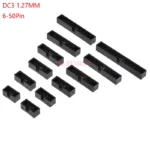 10pcs Dip 8/10/20/30/40/50 Pin 1.27mm Pitch Male Socket Straight Idc Box Headers Pcb Connector Double Row 10p/20p/40p Dc3 Header