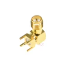 10pcs sma-kwe Rf Adapter Male Plug Right Angle 90 Degree Antenna  Connector Pcb Mount Thru Hole - Image 4