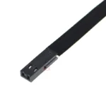 2/5/10Pcs Squared Black ON/OFF 1*1 Membrane PVC Matrix Keypad Panel Switch For MCU Interface| L=130mm - Image 2