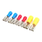 10/50/100pcs Female Crimp Terminal 2.8mm 4.8mm 6.3mm Insulated Spade Wire Connector Electrical Wiring Cable Plug Red Blue Yellow - Image 4