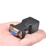 1PCS DB9 9PIN male female serial port connector to RJ45 FEMALE adapter D-SUB RS232 COM Port To LAN Ethernet Port  Converter - Image 4