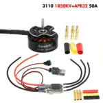 RevvitRC H3110 2250KV 1850KV 2-4S 14-Pole Brushless Motor 3.17mm Shaft APE32 AM32 50A 3-6S 32-bit Car ESC For RC 1/10 RC Car - Image 8