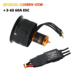 QX-MOTOR new 64mm EDF CW/CCW 12 Blades Ducted Fan with QF2822 Brushless Motor 2100KV 2300KV 3300KV 4300KV for Remote control toy - Image 22